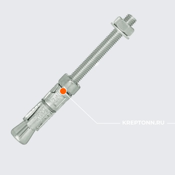 Анкерный болт (гильза) RAWLBOLT RBP Ø 16/75, 10 шт