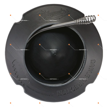 Тросик для прочистной машины 8 мм x 7.6м spiral, bulb auger + барабан
