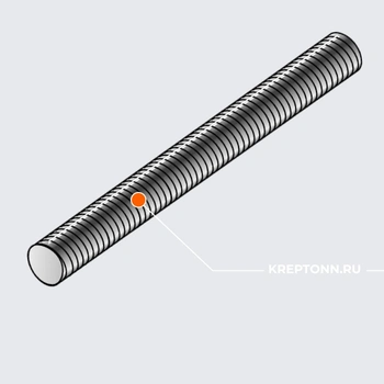 Резьбовая шпилька AM12x2000 4.8 оцинк