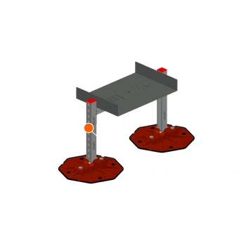 HILST Рама для горизонтальных кабельных лотков 500мм