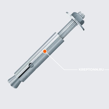 FZA 12X40 M8/15 A4 Анкер с подрезкой