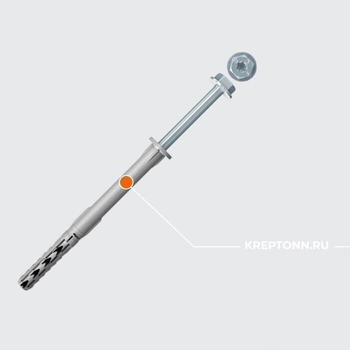 SXR 10 X 60 FUS РАМНЫЙ ДЮБЕЛЬ С ШУРУПОМ