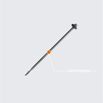Саморезы HARPOON Plus для сэндвич-панелей, крепление к подконструкциям до 25 мм HSP25-R-S19 6.3/7.0×315