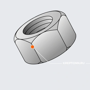 Гайка шестигранная M8 Zn DIN 934 8