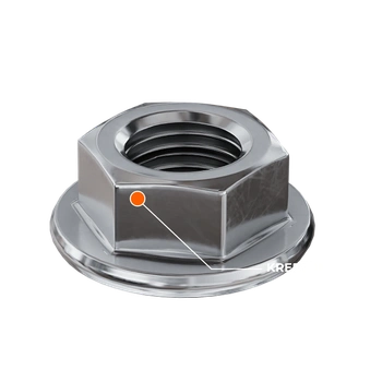 Гайка OS M10 DIN 6923 A2