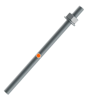 Анкерная шпилька HAS 5.8 HDG M10x115