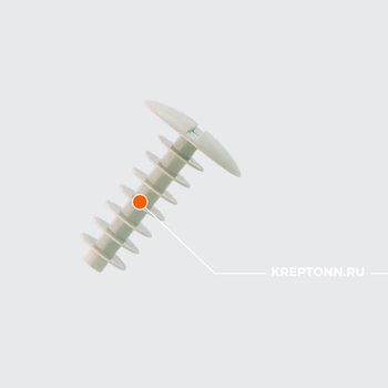 AD 12X40 W ЗАГЛУШКА ДЕКОРАТИВНАЯ БЕЛАЯ