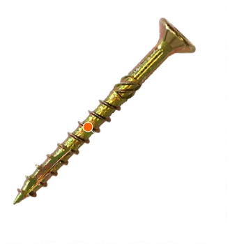HIMTEX Конструкционный саморез по дереву, желтопассивированный, потай PRO, Torx 50