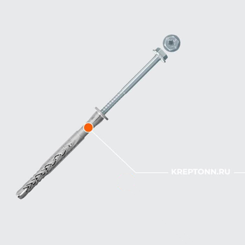 SXRL 10X290 T A4 ДЮБЕЛЬ С ШУРУПОМ