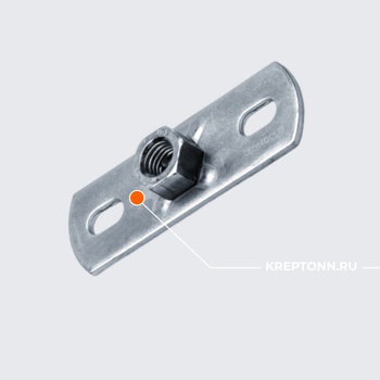 Пластина опорная для средних нагрузок TBP M 4F2 M12 (120/15 шт/кор)