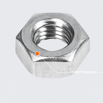 Гайка шестигранная HN DIN 934 M20 - 8 Hdg (200 шт/кор)