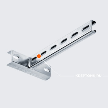 Консоль седельная TCA U 41x21x2,0- 300 Hdg (4 шт/кор)