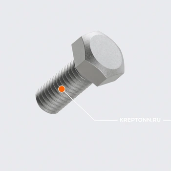 Болт с шестигранной головкой HB М10х30 Hdg (640 шт/кор)