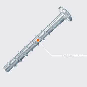 ШУРУП ПО БЕТОНУ FBS II 6X40/5 LP