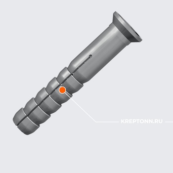 SMI  8x60 - Полиамидная анкерная гильза Termoclip (АГ) (2 000 шт/кор)