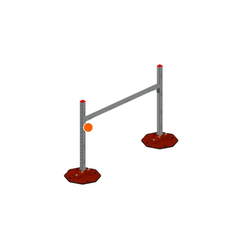 HILST Рама П – образная для прямоугольных воздуховодов до 1000 мм, 1 ярус