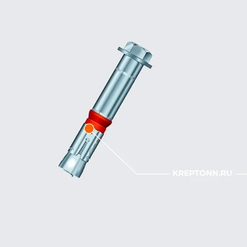 Анкер для высоких нагрузок MKT SZ-S 15/95 М10 L=188, оцинкованная сталь 14240301