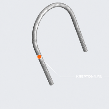 U-образный хомут усил M-UB 1 1/2" оцинк
