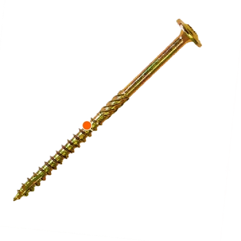 HIMTEX Конструкционный саморез по дереву, желт., прессшайба (тарел) PRO, Torx 50