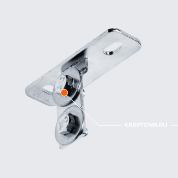 Фланец торцевой продольный TEF L 28 4F2 M8 (25 шт/кор)