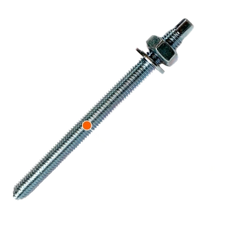 Шпилька 8х110 для хим.анкеров HIMTEX 5.8 кл.пр. с гайкой и шайбой 