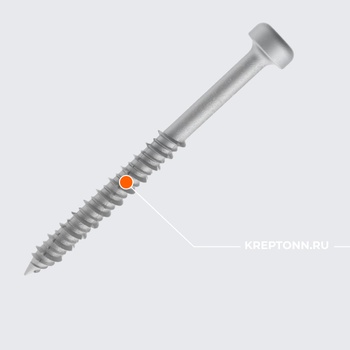 EDS-C  6.3 х 110 (800 шт/кор) Винт для крепления в бетонное и кирпичное основание