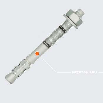 Анкер клиновой с гильзой Rawlplug R-HPTII ZF M10x115/35