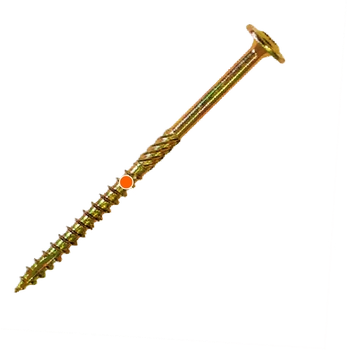 HIMTEX Конструкционный саморез по дереву, желт., прессшайба (тарел) NORM, Torx 25