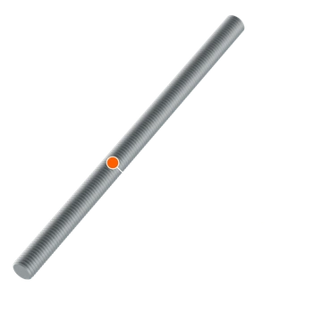 Анкерная шпилька HAS 8.8 HDG M36x1000