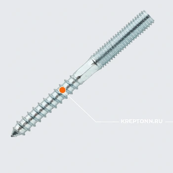 Шпилька-шуруп HS М10х100 (600/100 шт/кор)