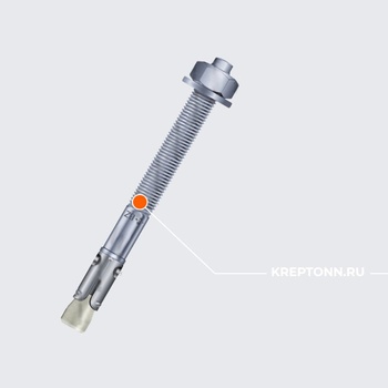 Клиновой анкер MKT BZ plus 10-10-30/90, оцинкованная сталь 06215001