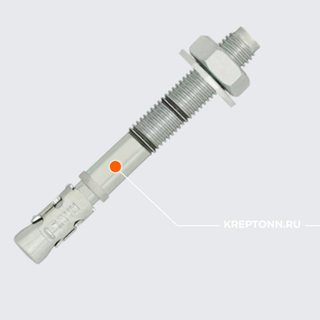 Анкерный болт Rawlplug R-XPT M24x300/140, оцинкованная сталь
