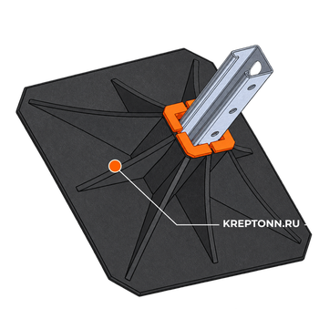 Кровельная опора 320х320 KREPTONN