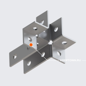 Соединитель 3D универсальный TCU 38-41 4F13 (6 шт/кор)