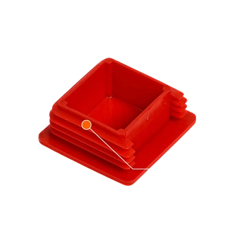 HILST Заглушка профиля 41*41 (красная) (упак. 10шт)