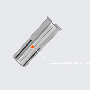 Анкерная втулка с внутренней резьбой Ø 12 мм, потайная головка