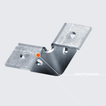 Уголок 3D двусторонний ТA2 38-41 4F4 (25  шт/кор)