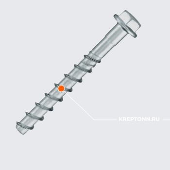 Анкер-шуруп HUS2-H 8x75 25/10