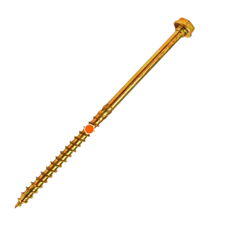 HIMTEX Конструкционный саморез по дереву, желт., шестигран. Головка , Torx 50