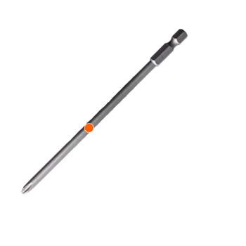 RT-BIT-PH2/130DS Длинные биты для шуруповерта по гипсокартону PH2 130 мм 1/4" 3 шт.