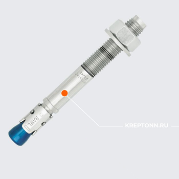 Анкер клиновой Rawlplug R-HPTII из нержавеющей стали A4 M12x125/30