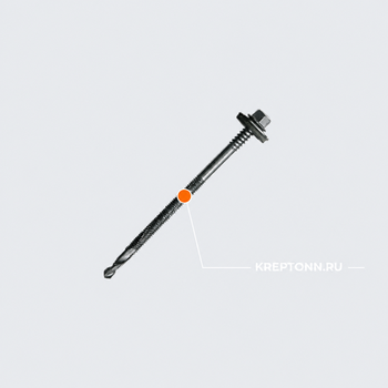 Саморезы HARPOON Plus для сэндвич-панелей, крепление к подконструкциям до 16 мм HSP14-R-S19 5.5/6.3×140